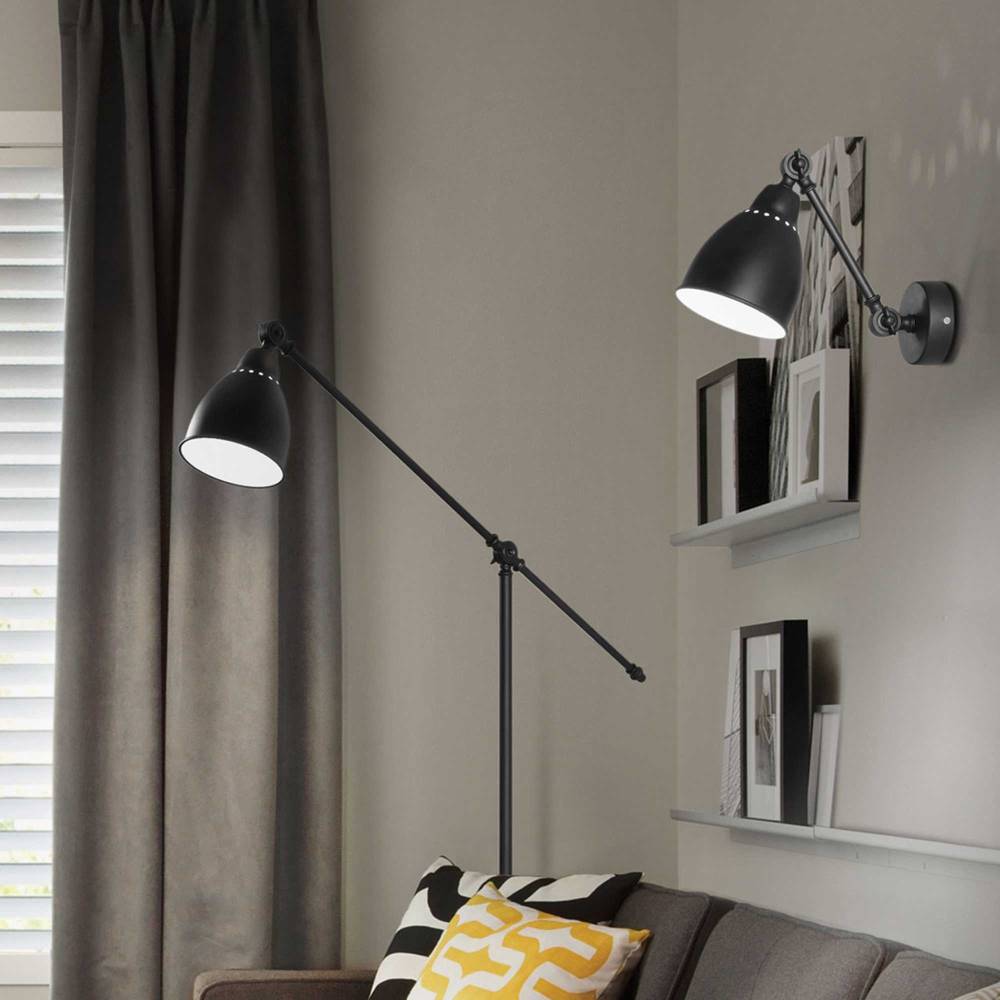 applique-ideallux_NEWTON_AP1_NERO